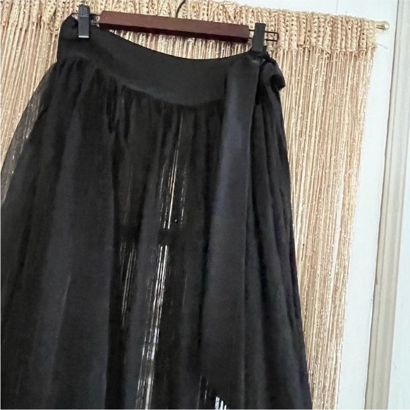 Randy & Will Collection Antoinette Black Wrap Skirt - Picture 5 of 5